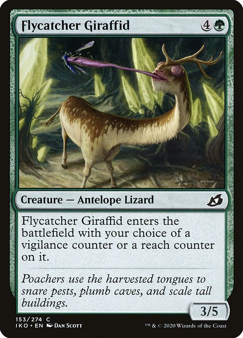 Flycatcher Giraffid highlighted card art