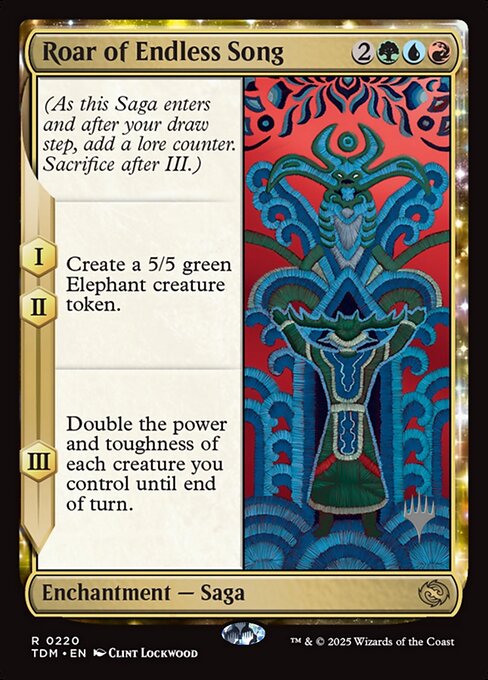 Roar of Endless Song highlighted card art