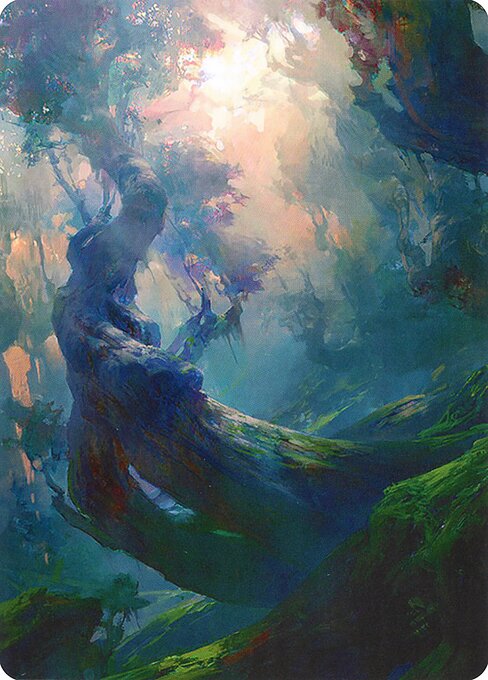 Forest // Forest from Zendikar Rising Art Series