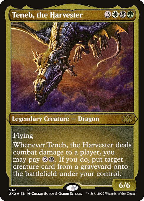 Teneb, the Harvester highlighted card art