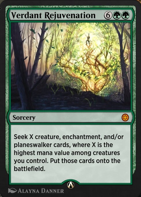 Verdant Rejuvenation highlighted card art
