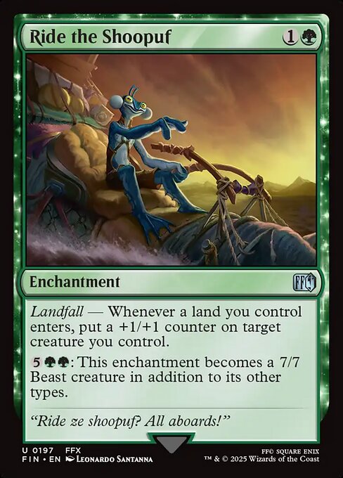 Ride the Shoopuf highlighted card art