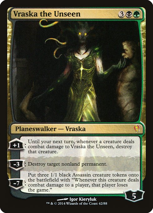 Vraska the Unseen from Duel Decks: Jace vs. Vraska