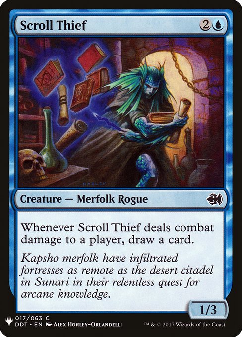 Scroll Thief highlighted card art