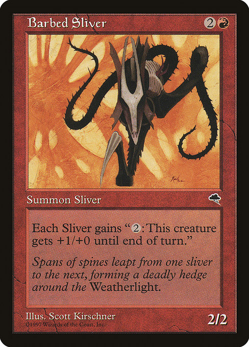 Barbed Sliver from Tempest