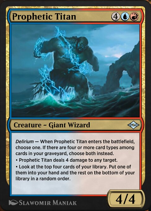 Prophetic Titan highlighted card art