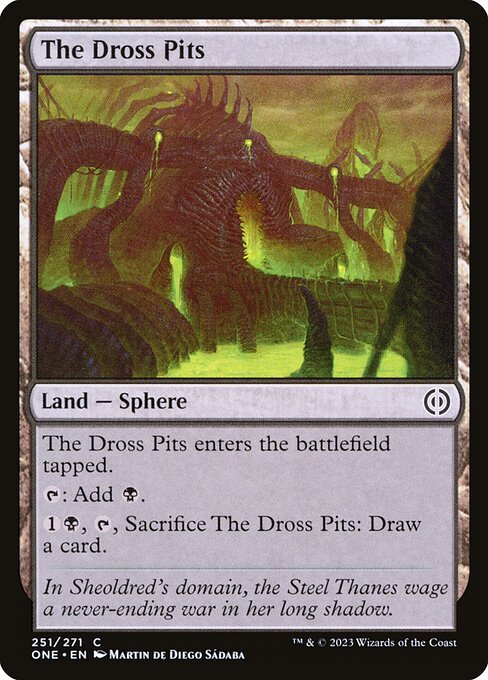The Dross Pits highlighted card art