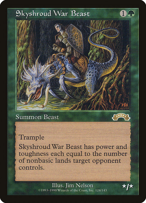 Skyshroud War Beast highlighted card art