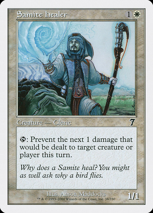 Samite Healer from Seventh Edition