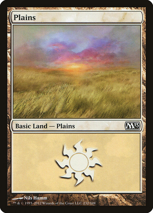 Plains from Magic 2013