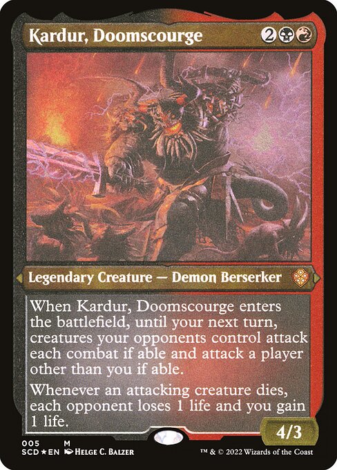 Kardur, Doomscourge from Starter Commander Decks