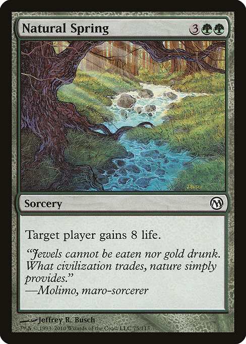Natural Spring highlighted card art