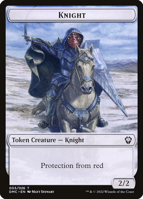 Knight highlighted card art