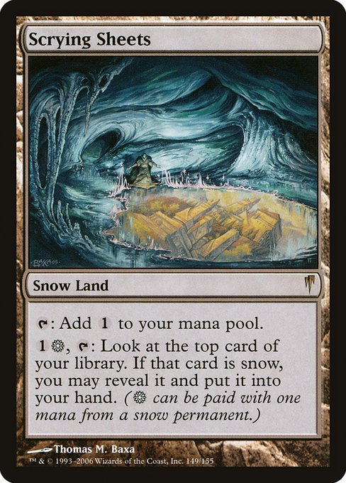 Scrying Sheets from Coldsnap