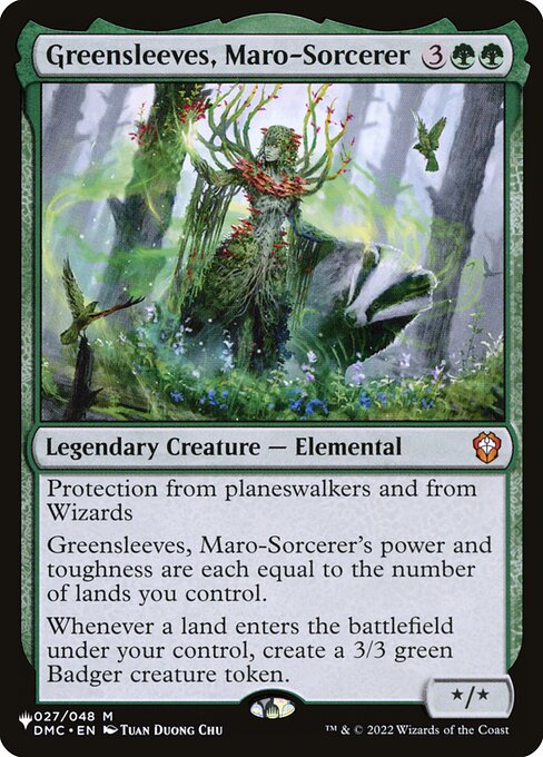 Greensleeves, Maro-Sorcerer from The List