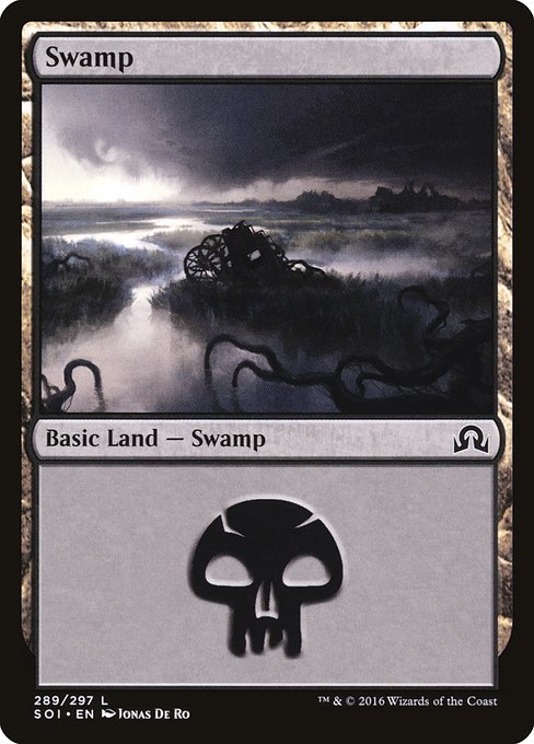 Swamp from Shadows over Innistrad