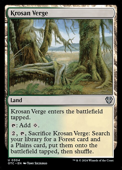 Krosan Verge highlighted card art