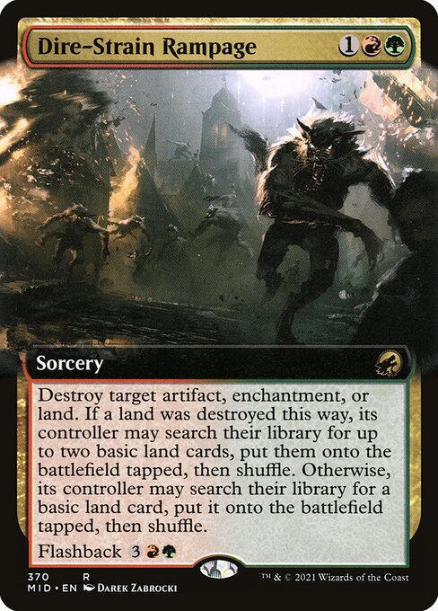 Dire-Strain Rampage from Innistrad: Midnight Hunt