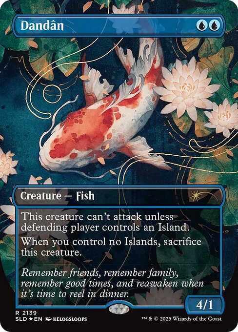 Dandân highlighted card art