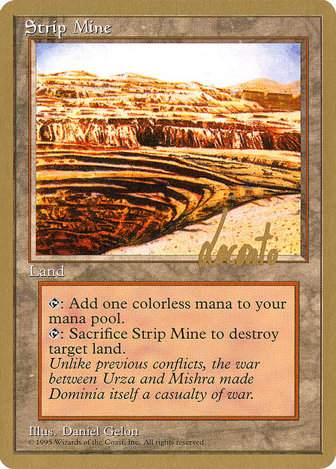 Strip Mine from Pro Tour Collector Set
