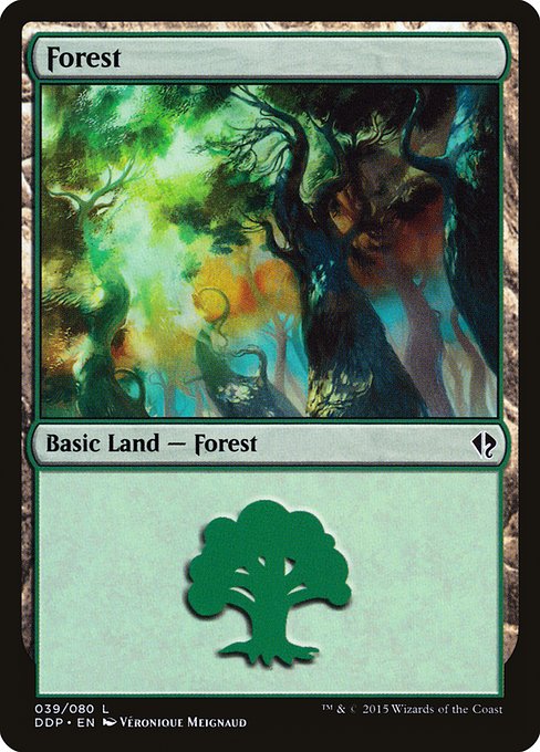 Forest from Duel Decks: Zendikar vs. Eldrazi