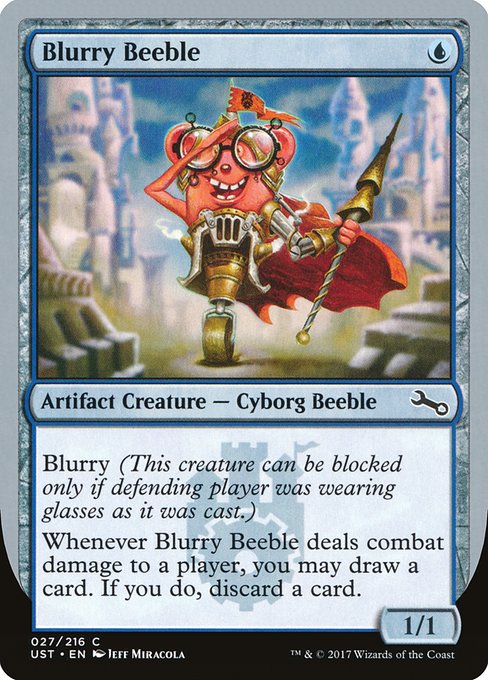 Blurry Beeble highlighted card art