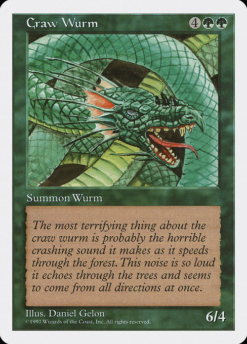 Craw Wurm from Fifth Edition