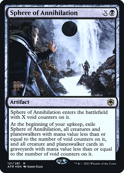 Sphere of Annihilation from Adventures in the Forgotten Realms Promos