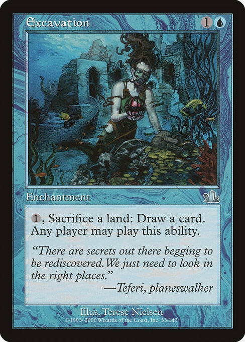 Excavation highlighted card art