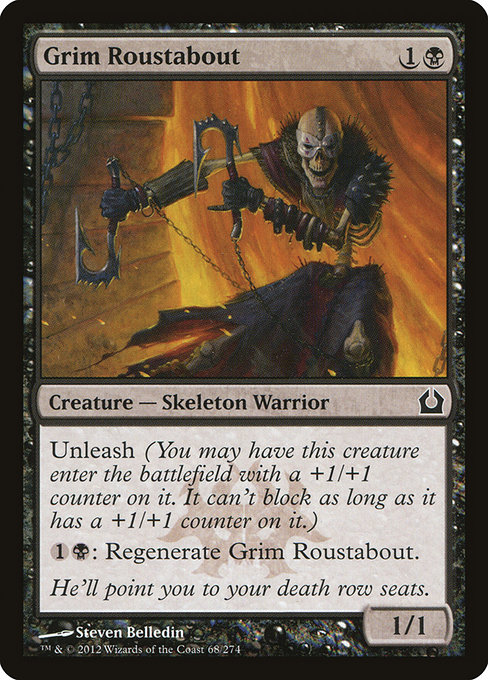 Grim Roustabout highlighted card art