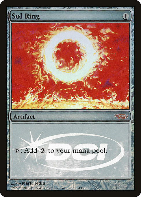Sol Ring from Judge Gift Cards 2005