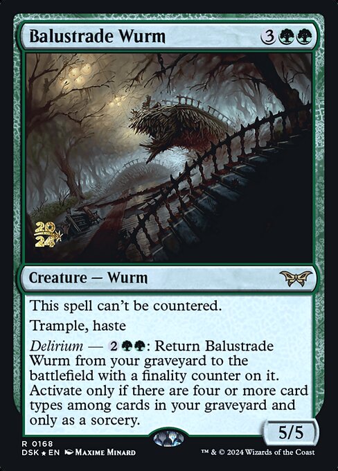 Balustrade Wurm highlighted card art