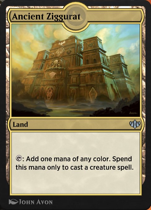 Ancient Ziggurat highlighted card art