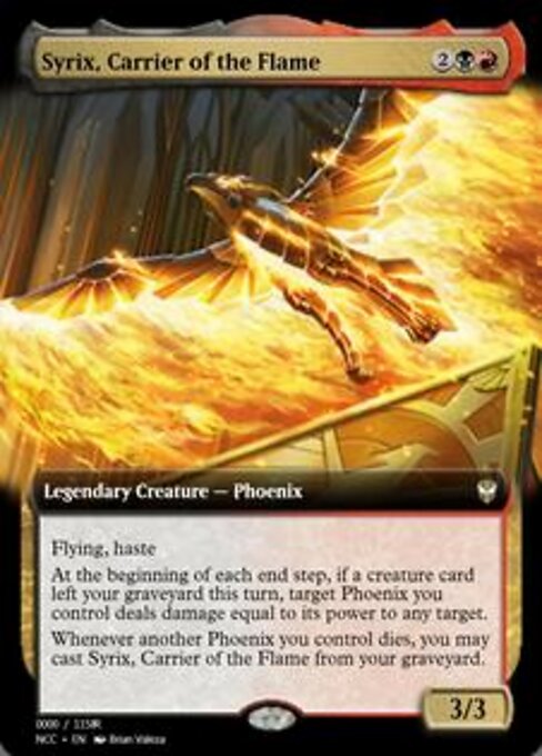 Syrix, Carrier of the Flame highlighted card art