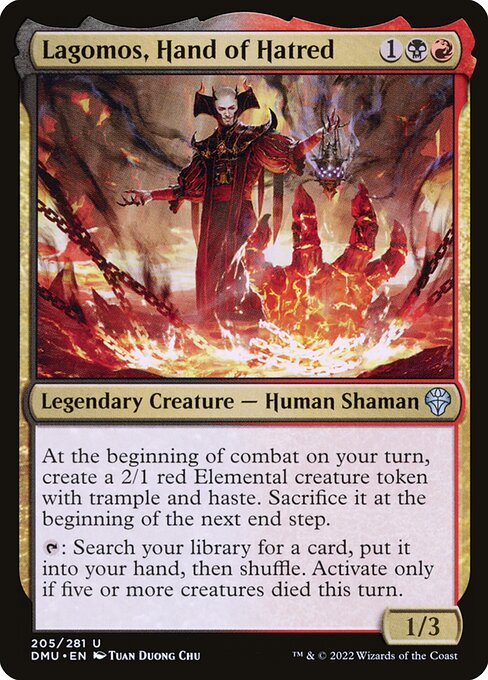 Lagomos, Hand of Hatred highlighted card art