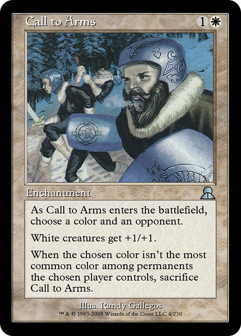Call to Arms highlighted card art