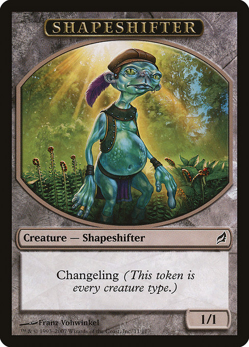 Shapeshifter from Lorwyn Tokens