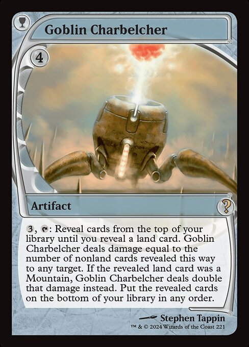 Goblin Charbelcher highlighted card art