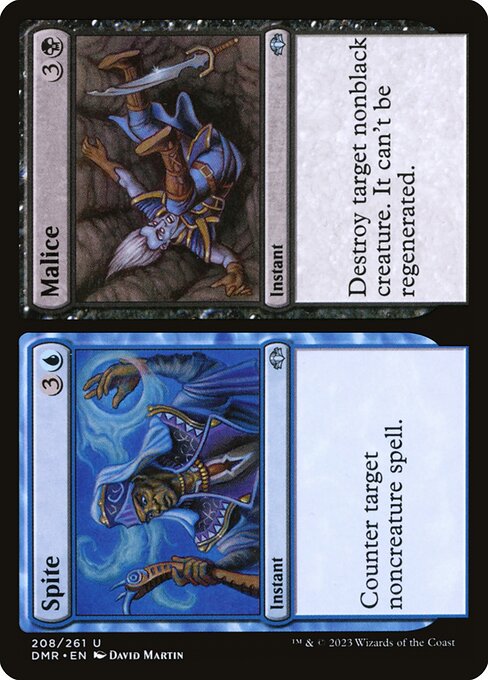 Spite // Malice highlighted card art