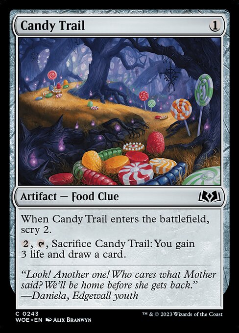 Candy Trail highlighted card art