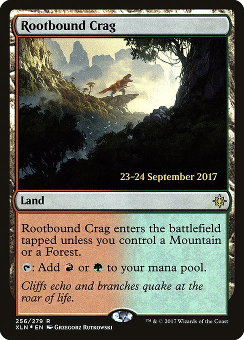 Rootbound Crag from Ixalan Promos
