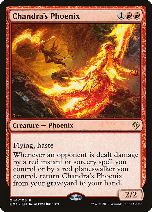 Chandra's Phoenix highlighted card art