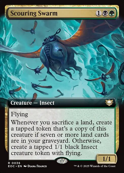 Scouring Swarm highlighted card art
