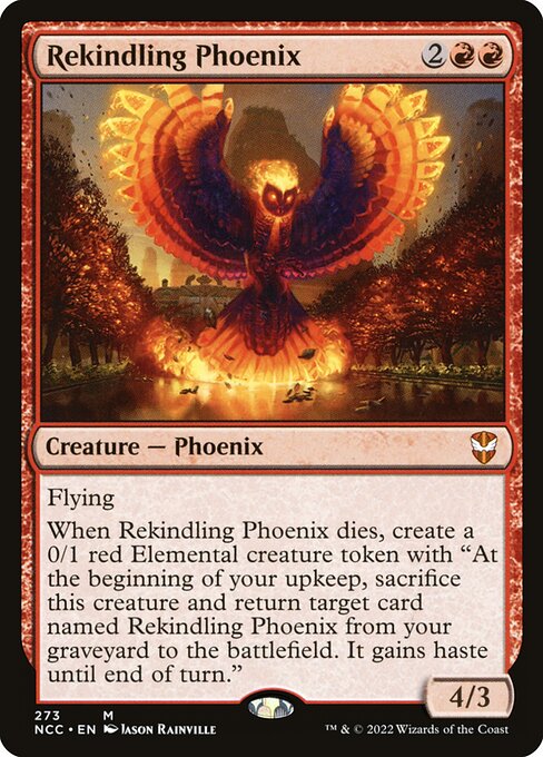 Rekindling Phoenix highlighted card art
