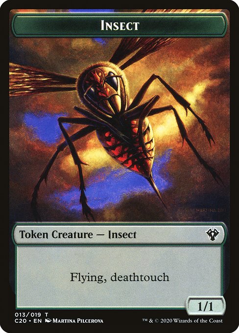 Insect from Commander 2020 Tokens