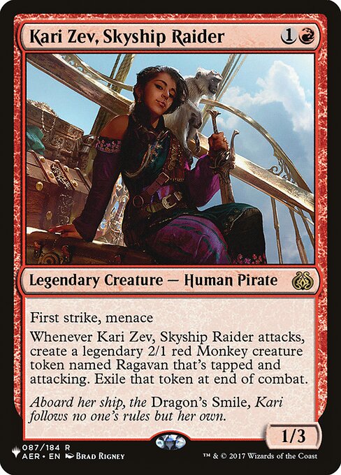 Kari Zev, Skyship Raider from The List