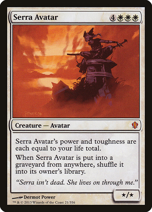 Serra Avatar from Commander 2013
