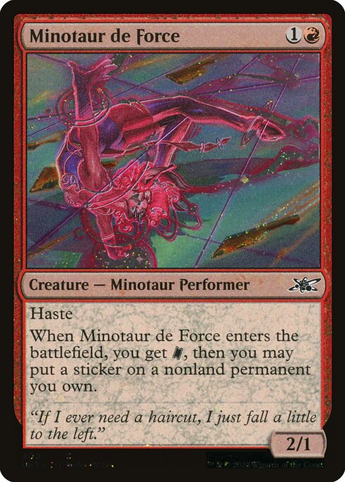 Minotaur de Force highlighted card art