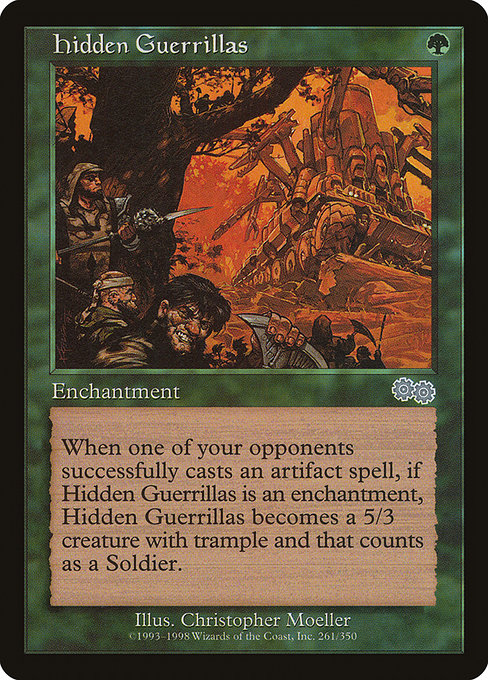 Hidden Guerrillas highlighted card art