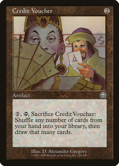 Credit Voucher highlighted card art